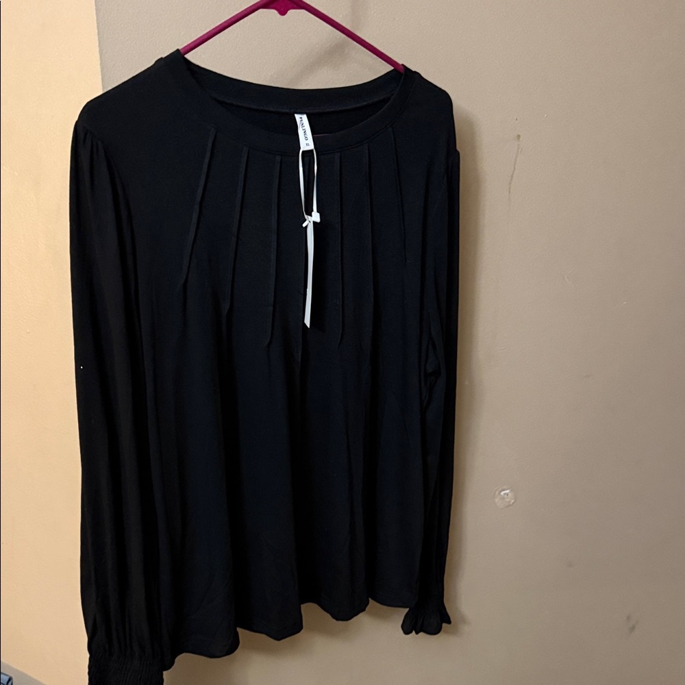 Chic Black Women's Blouse